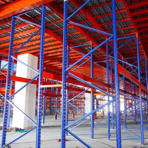 Heavy duty industrial storage attic shelf floor platforms mezzanine rack for warehouse