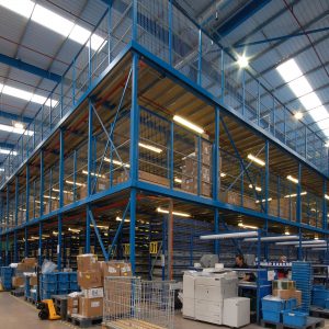 Indoor and Outdoor metal Platform Attic Loft Mezzanine Flooring for logistics storage center